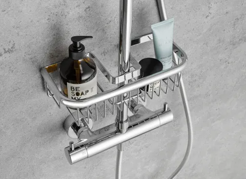 Der Premium-Shower-Set Duschkorb von HSK.