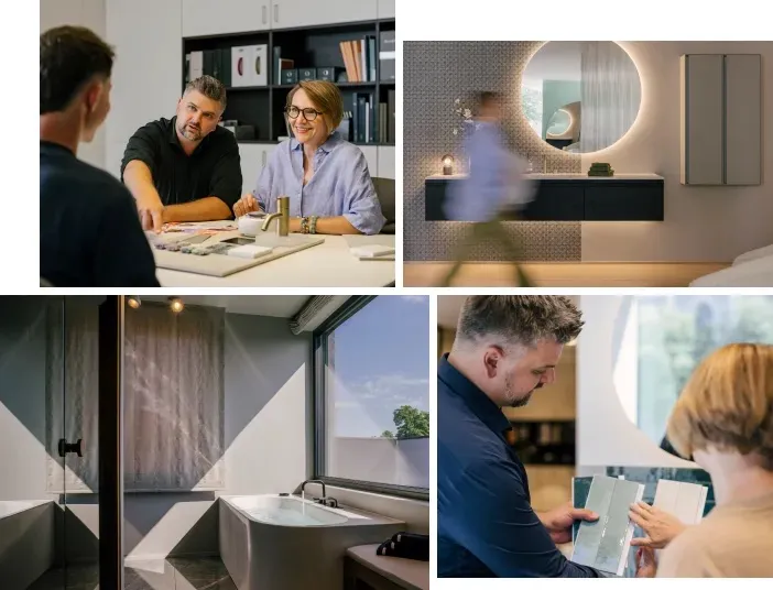 Landingpage Baddesign Stil